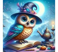Jigsaw Puzzles 90 Pieces, Jigsaws Owl Books 90 Piece jigsaw puzzles for Adults, Challenge High Difficulty Family Puzzle Game 30x30cm/12x12inch