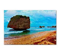 Jigsaw Puzzles Barbados Bathsheba 200 Piece Jigsaw Puzzle for Adults and Family Travel Gift Souvenir 35x25CM