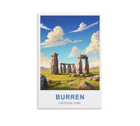 Jigsaw Puzzles Burren National Park for Adult Educational Game Challenge Toy 1000 Pieces Puzzle for Adults Kids.Educational Games Home Decoration 52x38CM