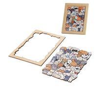 Jigsaw Puzzles | Cat Theme Brain Teaser | Challenging Puzzles | for Family Game Night Rainy Day Holiday Gathering Weekend Social Activity Holiday Party