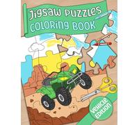 Jigsaw Puzzles Coloring Book: Vehicle edition