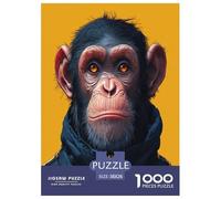 Jigsaw Puzzles Cool Monkey Challenging Birthday Gift Family Animals Fun And Challenging Activity 1000 Piece for Kids And Adults 38x26cm/1000pcs