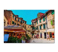 Jigsaw Puzzles Croatia Split 300 Piece Jigsaw Puzzle for Adults and Family Travel Gift Souvenir 38x26CM