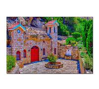 Jigsaw Puzzles Cyprus 100 Piece Jigsaw Puzzle for Adults and Family Travel Gift Souvenir 45,5x35,5CM