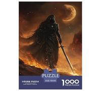 Jigsaw Puzzles Demon Warrior Challenging Intellectual Game Family Cool Swordsman Development Toys 1000 Piece for Adults And Families 70x50cm/1000pcs