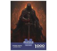 Jigsaw Puzzles Demon Warrior Challenging Intellectual Game Impossible Hard Cool Swordsman Birthday Party Gift Toy 1000 Piece for Adults 70x50cm/1000pcs