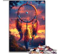 Jigsaw Puzzles Dream Catcher Wooden Jigsaw Puzzles 26X38CM Challenging Brain Teaser, Family Activity, Home Decor