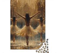 Jigsaw Puzzles for Adult Ballet Dance 1000 Piece Jigsaws for Adults Wooden Puzzle for Adults & Age 18 Years Up Learning Educational Toys 1000pcs (75x50cm)