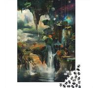 Jigsaw Puzzles for Adult Heaven 500 Piece Jigsaws for Adults Wooden Puzzle for Adults & Age 18 Years Up Learning Educational Toys 500pcs (52x38cm)