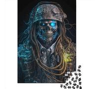 材质 Jigsaw Puzzles for Adults 尺寸 Piece Captain Skeleton1 Jigsaw Puzzles for Adults Challenging Game Brain Teasers 300pcs (40x28cm)