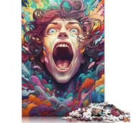 Jigsaw Puzzles for Adults 尺寸 Piece Colorful Fantasy Little Boy Puzzle for Adults Wooden Jigsaw Puzzles Educational PuzzleFamilyGame 1000pcs (75x50cm)