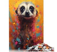 Jigsaw Puzzles for Adults 尺寸 Puzzle Toys Meerkat Colorful Puzzle for Adults Wooden Puzzles Challenging Game 1000pcs (75x50cm)