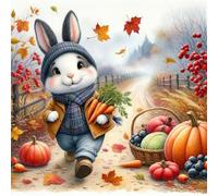 Jigsaw Puzzles for Adults 100, Anime Rabbit Fruit Puzzle for Adults, Memory Games, Logic Puzzles, Impossible Hard Challenge, Relaxation, Puzzle 100 Pieces