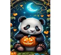 Jigsaw Puzzles for Adults 100, Challenge High Difficulty, Educational Game Decompression Jigsaw Puzzle, Moon Animals Pandas Puzzle 100 Pieces