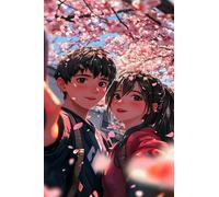 Jigsaw Puzzles for Adults 100, Challenge High Difficulty, Educational Game Decompression Jigsaw Puzzle, Petal Couple Puzzle 100 Pieces