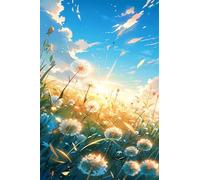Jigsaw Puzzles for Adults 100, Challenge High Difficulty, Educational Game Decompression Jigsaw Puzzle, Sunrise Flowers Puzzle 100 Pieces
