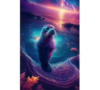 Jigsaw Puzzles for Adults 100 Challenging Puzzle Games Impossible Puzzle Ocean Seal Puzzles 100 Pieces