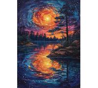 Jigsaw Puzzles for Adults 100 Fantasy Landscapes Puzzle Impossible Hard Difficult Challenging Puzzle for Adults 100 Piece Puzzle Games 15.6 x 11 inch