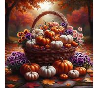 Jigsaw Puzzles for Adults 100, Flower Pumpkin Puzzle for Adults, Memory Games, Logic Puzzles, Impossible Hard Challenge, Relaxation, Puzzle 100 Pieces