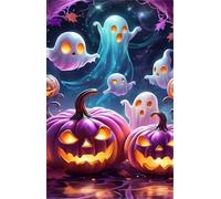 Jigsaw Puzzles for Adults 100, Ghost Pumpkin, Impossible Puzzle for Adults Educational Games, Challenging Puzzles, Puzzle Game for Men Women Elders Seniors