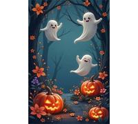 Jigsaw Puzzles for Adults 100 Ghost Pumpkin Puzzle Impossible Hard Difficult Challenging Puzzle for Adults 100 Piece Puzzle Games 15.6 x 11 inch