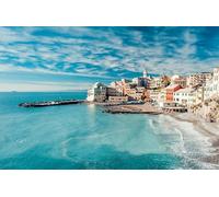 Jigsaw Puzzles for Adults 100 Natural Coastal Landscapes of Santorini Greece 45.5x35.5CM