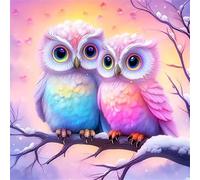 Jigsaw Puzzles for Adults 100 piece Couple Owls, 100 Piece Difficult jigsaw puzzles for adults, Challenging Jigsaws 100 pieces, Puzzle Game for The Whole for Women, Gifts for Men 35x35cm