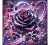 Jigsaw Puzzles for Adults 100 piece Dark Rose, 100 Piece Difficult jigsaw puzzles for adults, Challenging Jigsaws 100 pieces, Puzzle Game for The Whole for Women, Gifts for Men 35x35cm