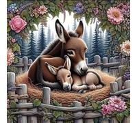 Jigsaw Puzzles for Adults 100 piece Horse Family, 100 Piece Difficult jigsaw puzzles for adults, Challenging Jigsaws 100 pieces, Puzzle Game for The Whole for Women, Gifts for Men 35x35cm