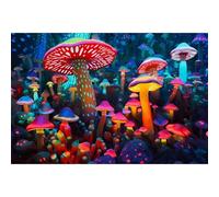 Jigsaw Puzzles for Adults 100 Piece jigsaw puzzles for Adult Educational Game Challenge Toy 100 Pieces Puzzle Challenging Games for The Whole for adults,Plant Mushrooms puzzle Gifts
