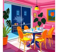 Jigsaw Puzzles for Adults 100 piece Minimalist Living Room, 100 Piece Difficult jigsaw puzzles for adults, Challenging Jigsaws 100 pieces, Puzzle Game for The Whole for Women, Gifts for Men 35x35cm