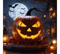Jigsaw Puzzles for Adults 100 piece Scary Pumpkin, 100 Piece Difficult jigsaw puzzles for adults, Challenging Jigsaws 100 pieces, Puzzle Game for The Whole for Women, Gifts for Men 35x35cm