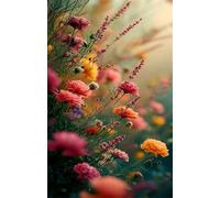 Jigsaw Puzzles for Adults 100 Wildflower Puzzle Impossible Hard Difficult Challenging Puzzle for Adults 100 Piece Puzzle Games 15.6 x 11 inch