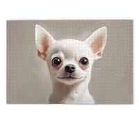 Jigsaw Puzzles for Adults 1000, 1000 Piece Jigsaw Puzzles for Adults, Challenging Wooden Jigsaws Puzzle for The Whole for Women, Puzzle for Home Wall Decor, Gifts for Women/Men, Theme: Chihuahua, D-12