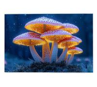 Jigsaw Puzzles for Adults 1000, 1000 Piece Jigsaw Puzzles for Adults, Challenging Wooden Jigsaws Puzzle for The Whole for Women, Puzzle for Home Wall Decor, Gifts for Women/Men, Theme: Mushroom, D-30