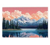 Jigsaw Puzzles for Adults 1000, 1000 Piece Jigsaw Puzzles for Adults, Challenging Wooden Jigsaws Puzzle for The Whole for Women, Puzzle for Home Wall Decor, Gifts for Women/Men, Theme: Landscape, W-60