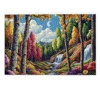Jigsaw Puzzles for Adults 1000, 1000 Piece Jigsaw Puzzles for Adults, Challenging Wooden Jigsaws Puzzle for The Whole for Women, Puzzle for Home Wall Decor, Gifts for Women/Men, Theme: Landscape, V-50