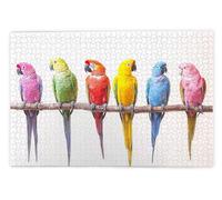Jigsaw Puzzles for Adults 1000, 1000 Piece Jigsaw Puzzles for Adults, Challenging Wooden Jigsaws Puzzle for The Whole for Women, Puzzle for Home Wall Decor, Gifts for Women/Men, Theme: Parrot, O-46