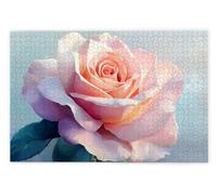Jigsaw Puzzles for Adults 1000, 1000 Piece Jigsaw Puzzles for Adults, Challenging Wooden Jigsaws Puzzle for The Whole for Women, Puzzle for Home Wall Decor, Gifts for Women/Men, Theme: Rose, Y-76