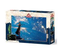 Jigsaw puzzles for adults 1000, 1000 piece jigsaw puzzles for adults, jigsaw puzzle, puzzles for adults, puzzles, wasgij puzzles 1000 pieces, Last Violin in the Sky Neon Puzzle