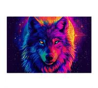 Jigsaw Puzzles for Adults 1000, 1000 Piece Jigsaw Puzzles for Adults, Wooden Puzzle Game for The Whole for Men, Wolf Puzzle for Christmas Decorations, Gifts for Women, Theme: Abstract Pattern, A-14