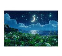 Jigsaw Puzzles for Adults 1000, 1000 Piece Jigsaw Puzzles for Adults, Wooden Puzzle Game for The Whole for Men, Landscape Puzzle for Christmas Decorations, Gifts for Women, Starry Night Pattern, G-18