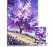 Jigsaw Puzzles for Adults 1000 A Blooming Lilac Tree Toys Educational Games Wall Decoration Secret Santa Gifts Size 50x75cm