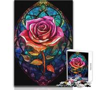 Jigsaw Puzzles for Adults 1000 A Red Roses Ode Toys Educational Games Wall Decoration Secret Santa Gifts Size 38x52cm