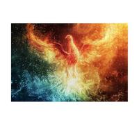 Jigsaw Puzzles for Adults 1000 Abstract Jigsaws 1000 Pieces for Adults Wooden Phoenix Puzzle Games, Classic Educational Challenging Game for The Whole Families Decompression, Decor Gifts 75x50cm G-23