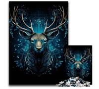 Jigsaw Puzzles for Adults 1000 Abstract Kintsugi Deer Difficult Puzzles for Adults Gift for Men And Women Daily Special Occasion 1000 PCS(75x50cm)