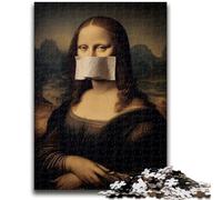 Jigsaw Puzzles for Adults 1000 Abstract Mona Lisa Educational Family Game Deal As Gifts for The Whole Family for And Age 14 Years Up 26x38cm