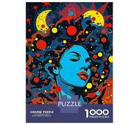 Jigsaw Puzzles for Adults 1000 Abstract Space Fantasy Adult Jigsaw Puzzle Toy Wall Decor Difficult Challenge Educational Challenge 70x50cm/1000pcs