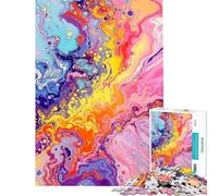 Jigsaw Puzzles for Adults 1000 Abstract Swirling Colors Intricate Patterns And Textures. Jigsaw for Adults Relaxing Games Presents for Women Challenging To Complete (50x75cm)
