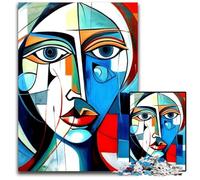 Jigsaw Puzzles for Adults 1000 Abstract Woman Challenging Puzzles for Birthdays Holidays Best for Christmas 1000 PCS(38x26cm)